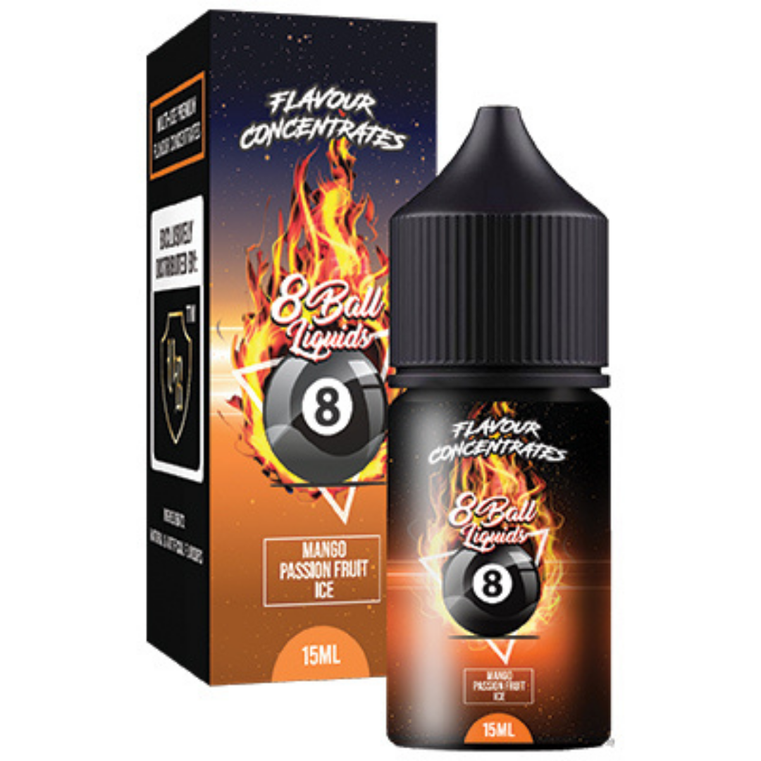 8 Ball - Mango Passion Fruit Ice MTL / Salts Flavour Shot 30ml