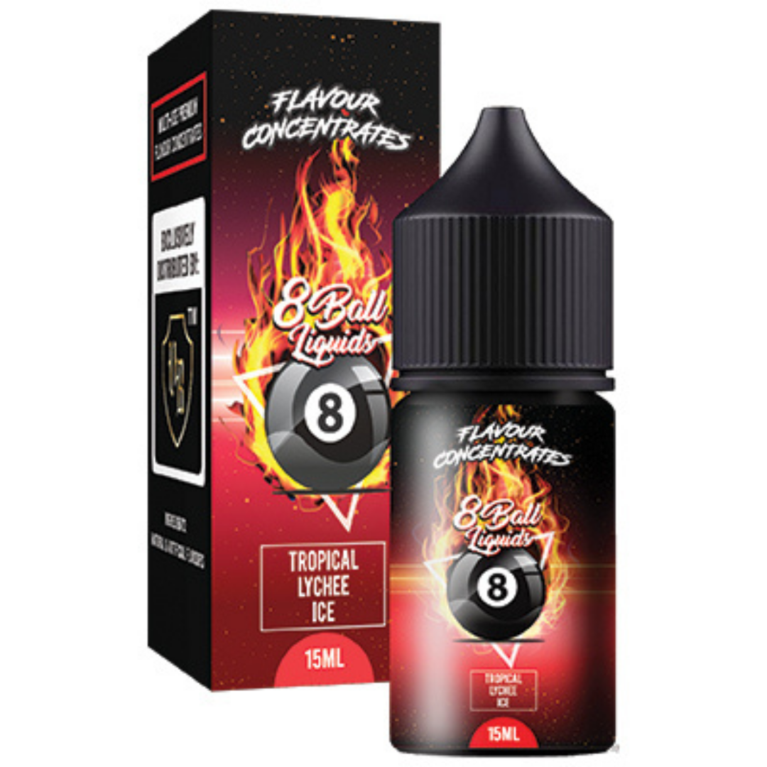 8 Ball - Tropical Lychee Ice MTL / Salts Flavour Shot 30ml