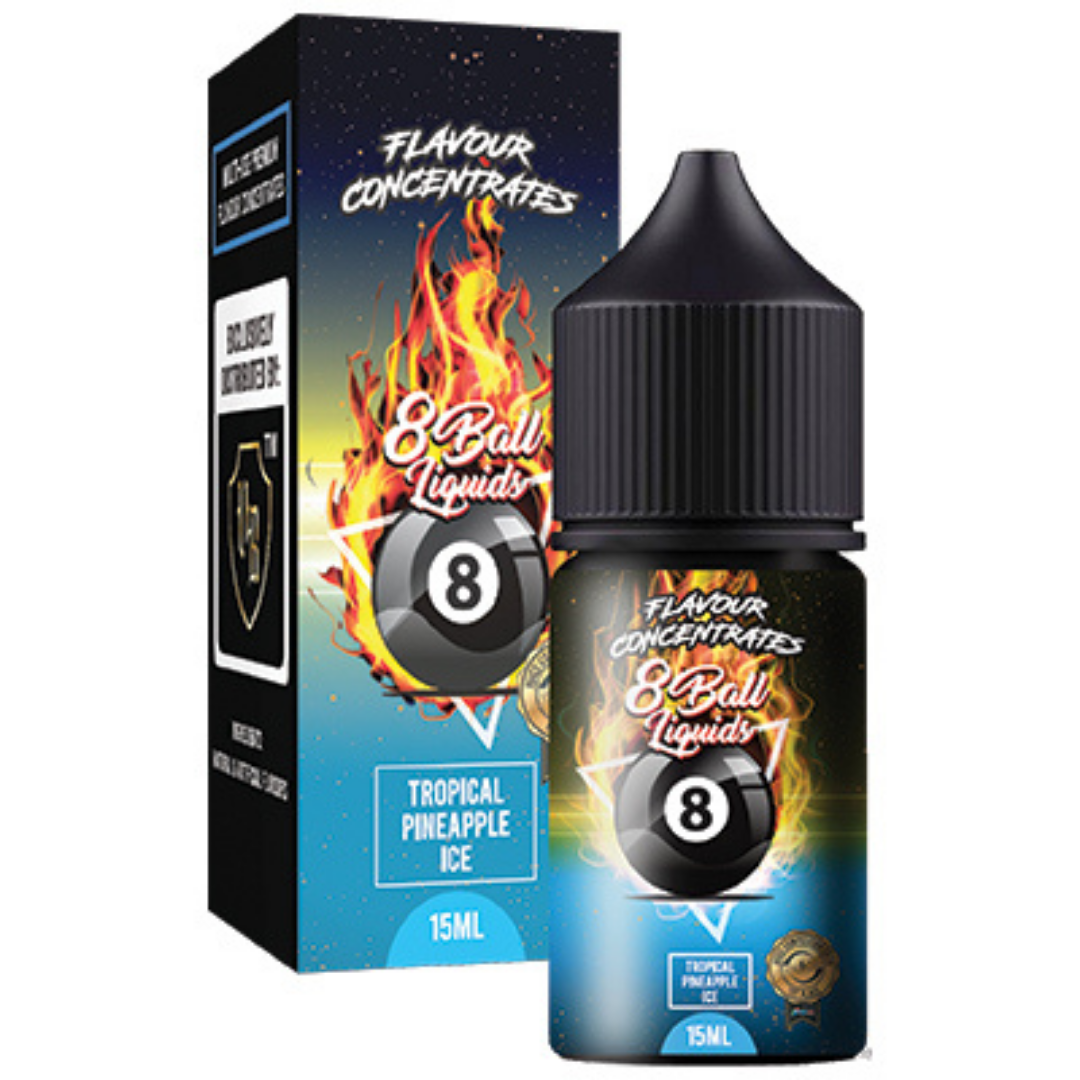 8 Ball - Tropical Pineapple Ice MTL / Salts Flavour Shot 30ml
