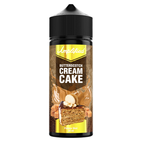 Amplified - Butterscotch Creme Cake Freebase Flavour Shots 120ml