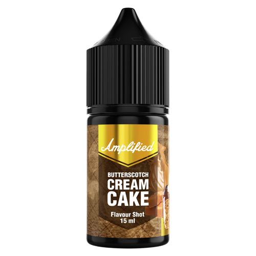 Amplified - Butterscotch Cream Cake MTL / Salts Flavour Shots 30ml
