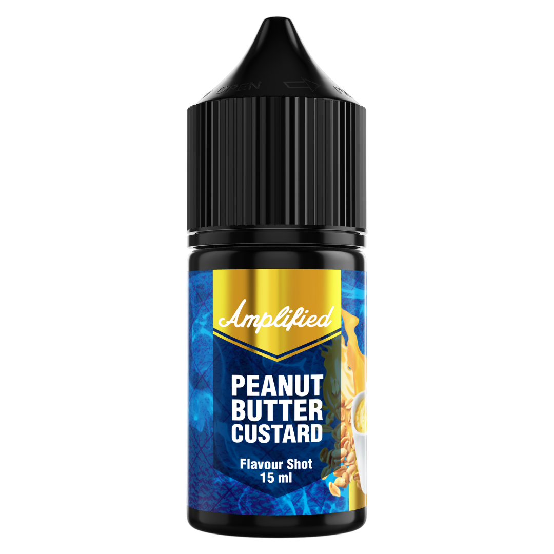 Amplified - Peanut Butter Custard MTL / Salts Flavour Shots 30ml