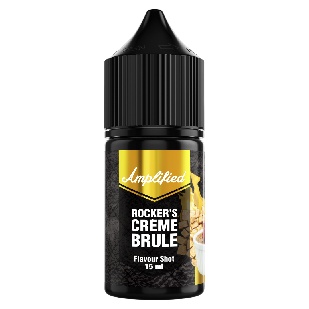 Amplified - Rocker's Creme Brule MTL / Salts Flavour Shots 30ml
