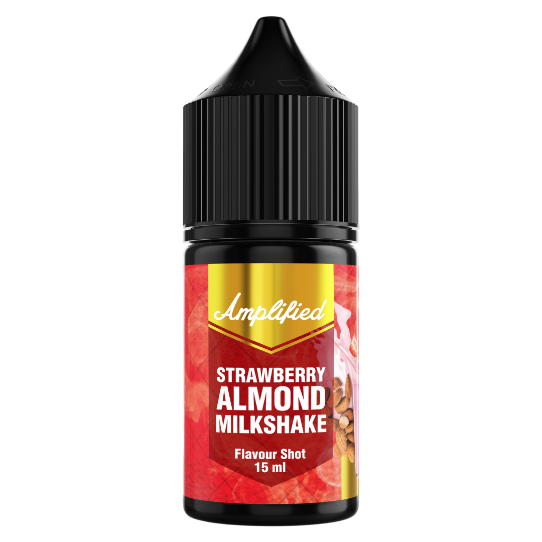 Amplified - Strawberry Almond Milkshake MTL / Salts Flavour Shots 30ml