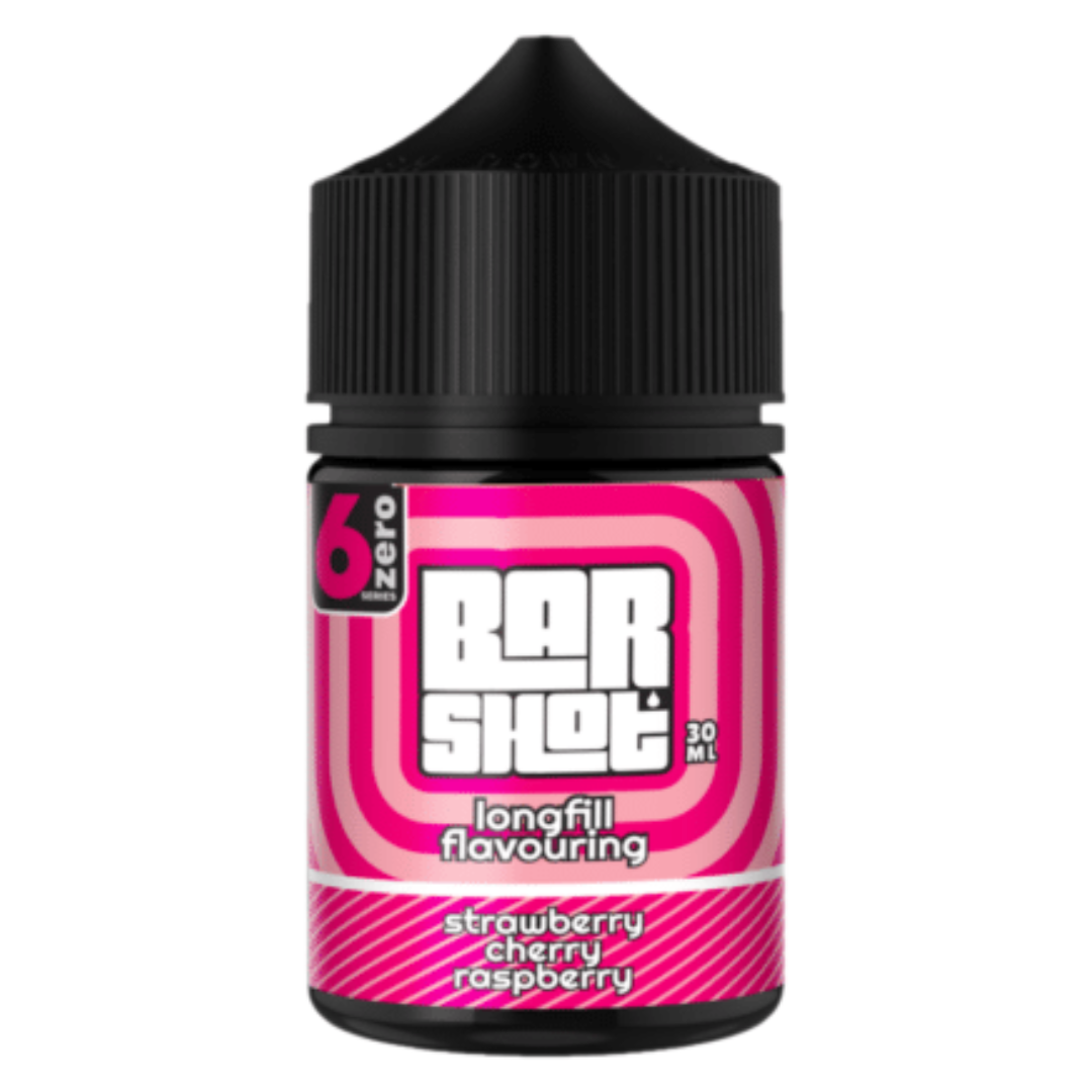 Bar Shots 6Zero - Strawberry Cherry Raspberry MTL / Salts Flavour Shots 60ml