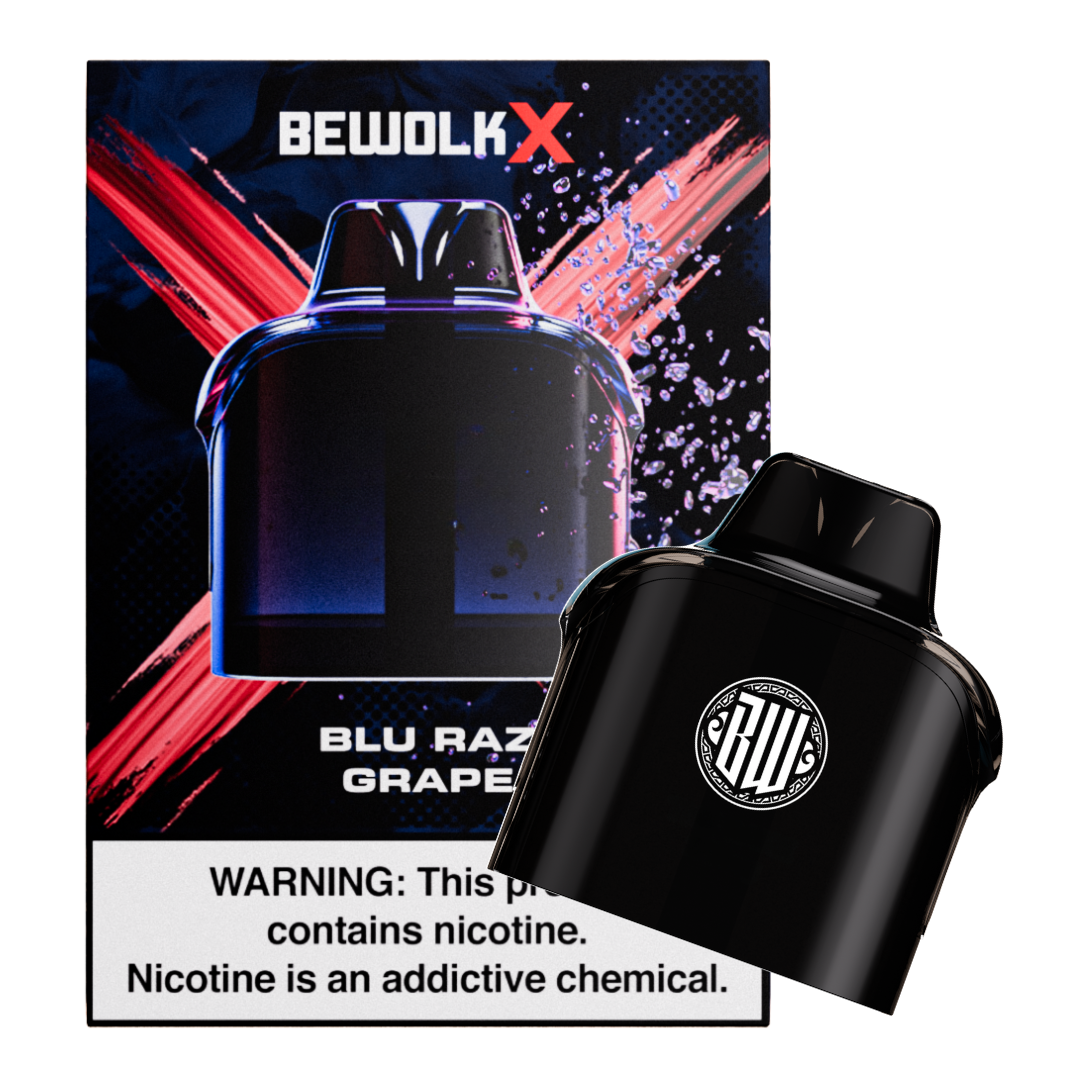 Bewolk - Blu Raz Grape Bewolk X System 30K Pods 20mg