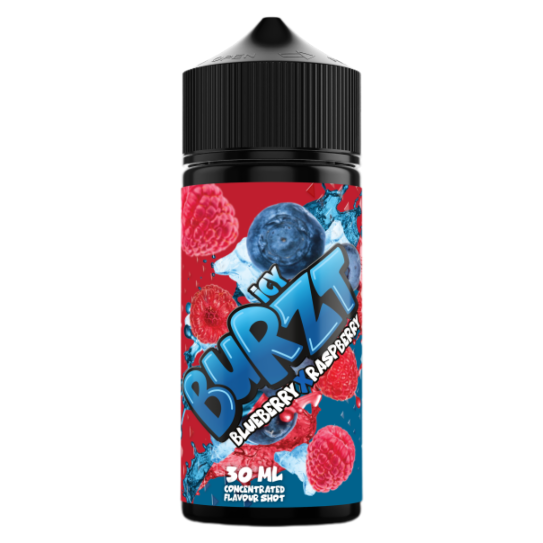 Burzt - Blueberry Raspberry Ice Freebase Flavour Shots 120ml