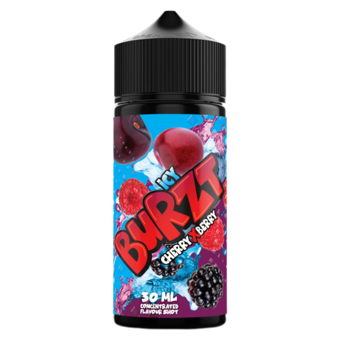 Burzt - Cherry Berry Ice Freebase Flavour Shots 120ml