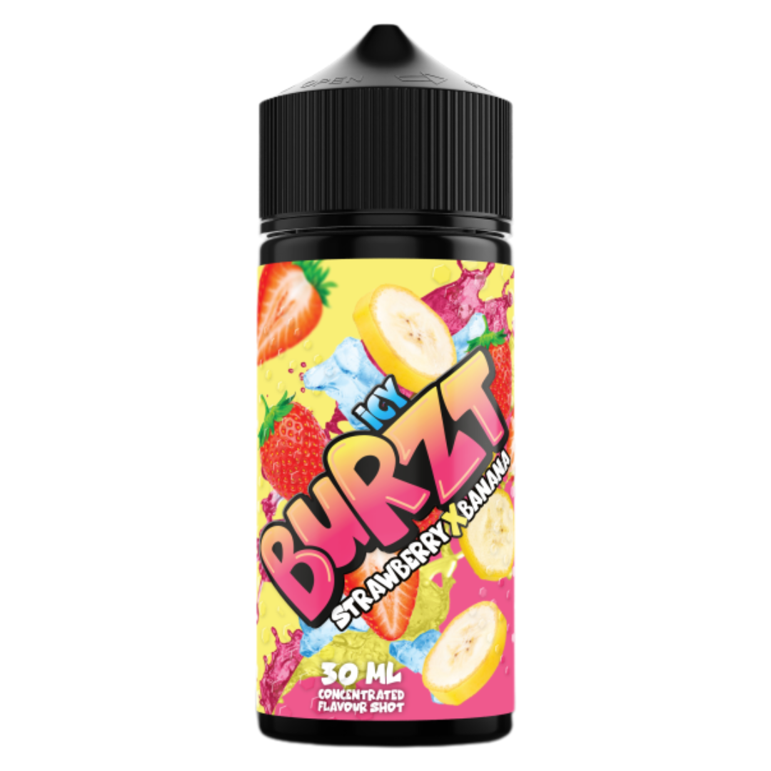Burzt - Strawberry Banana Ice Freebase Flavour Shots 120ml