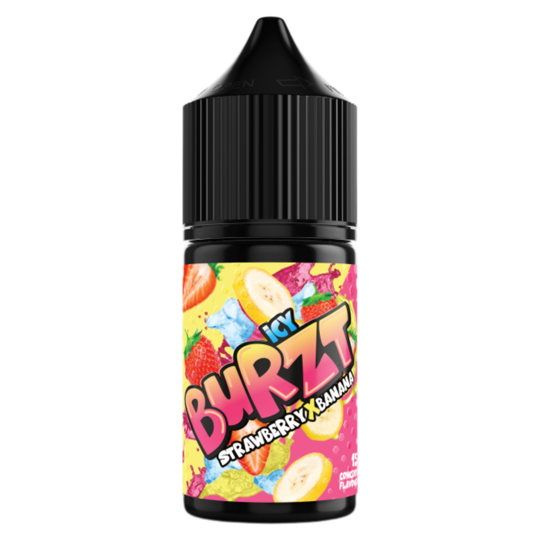 Burzt - Strawberry Banana Ice MTL / Salts Flavour Shots 30ml