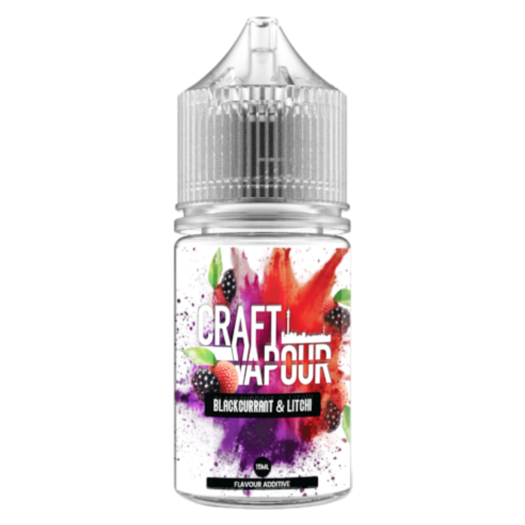 Craft Vapour - Blackcurrant & Litchi MTL / Salts Flavour Shots 30ml