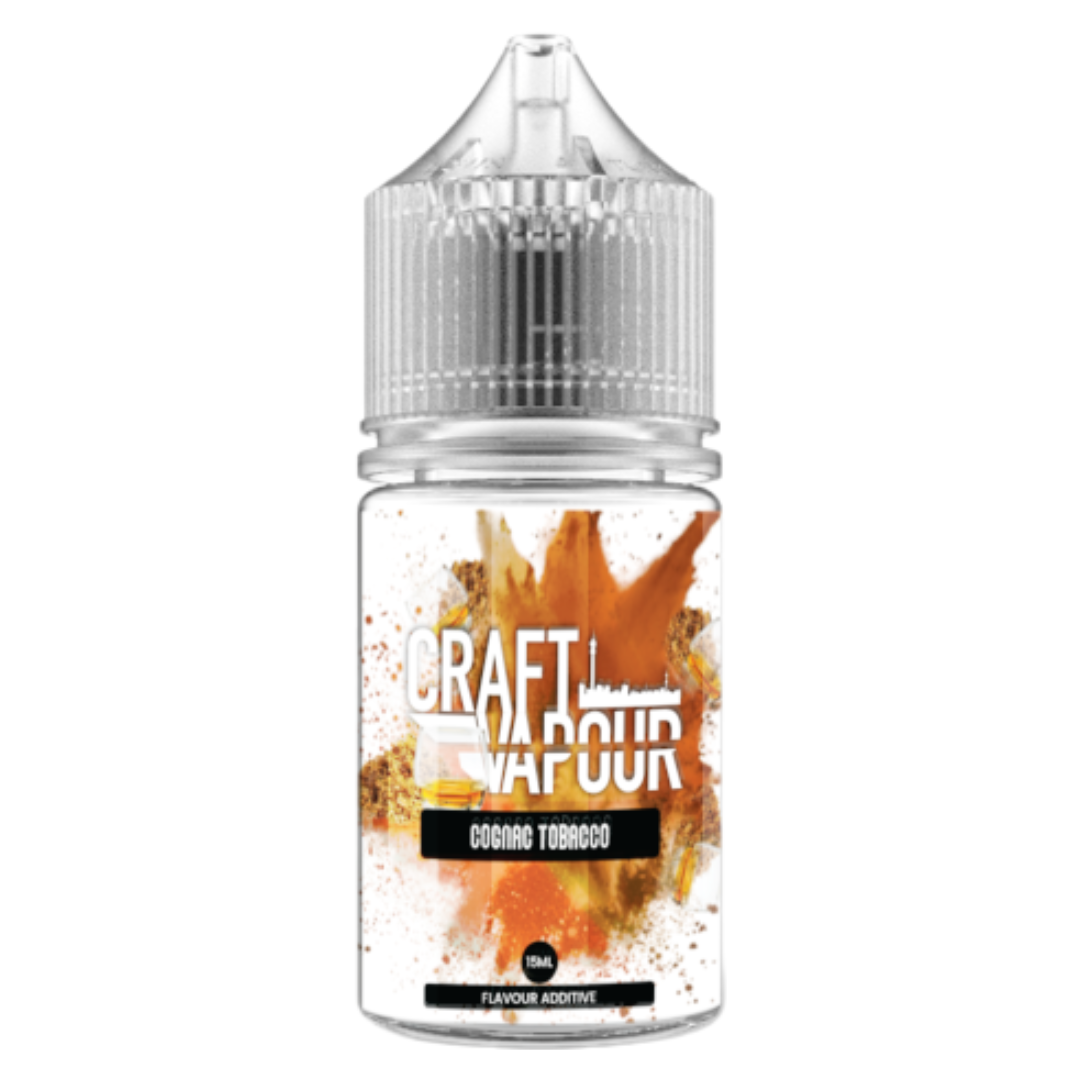 Craft Vapour - Cognac Tobacco MTL / Salts Flavour Shots 30ml