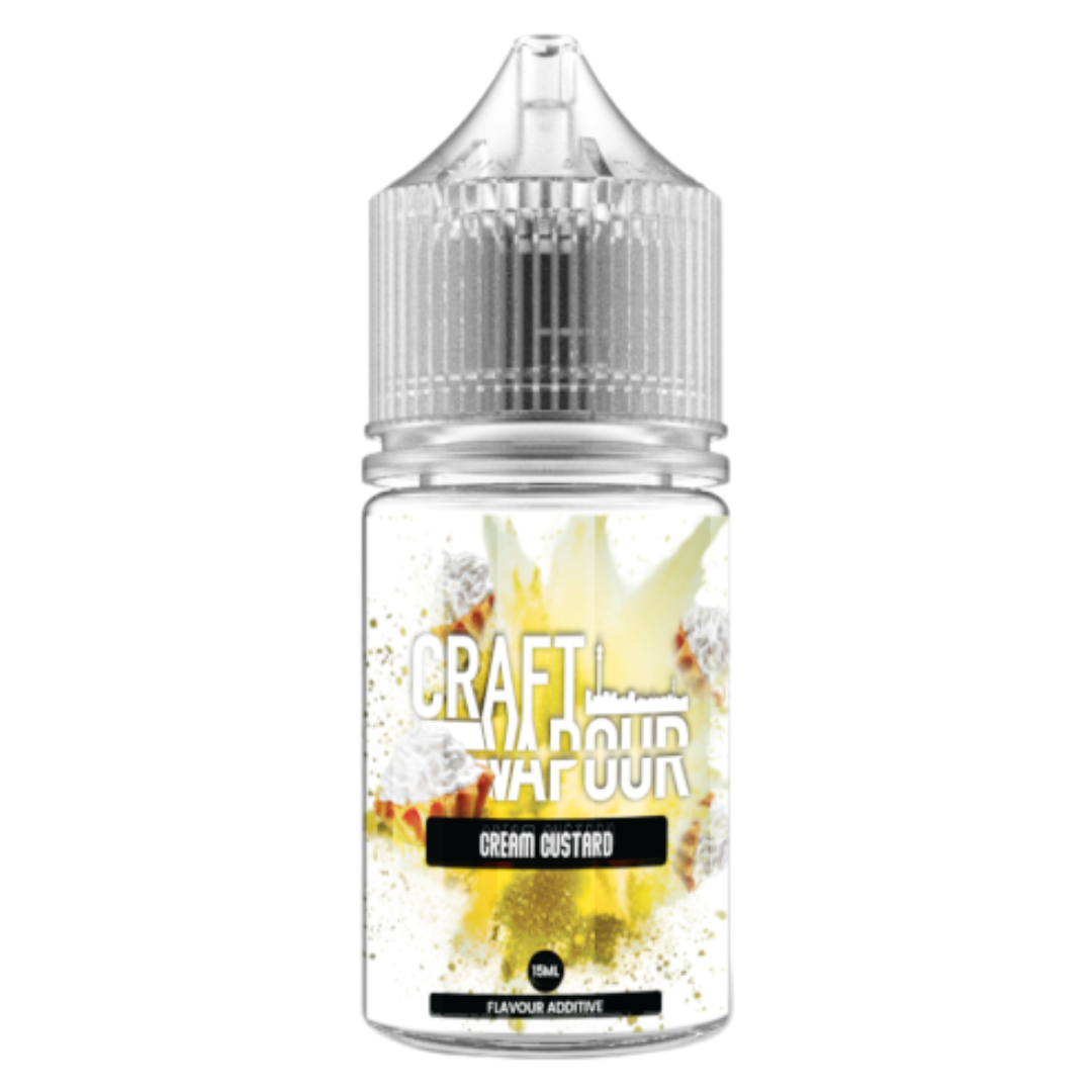 Craft Vapour - Cream Custard MTL / Salts Flavour Shots 30ml