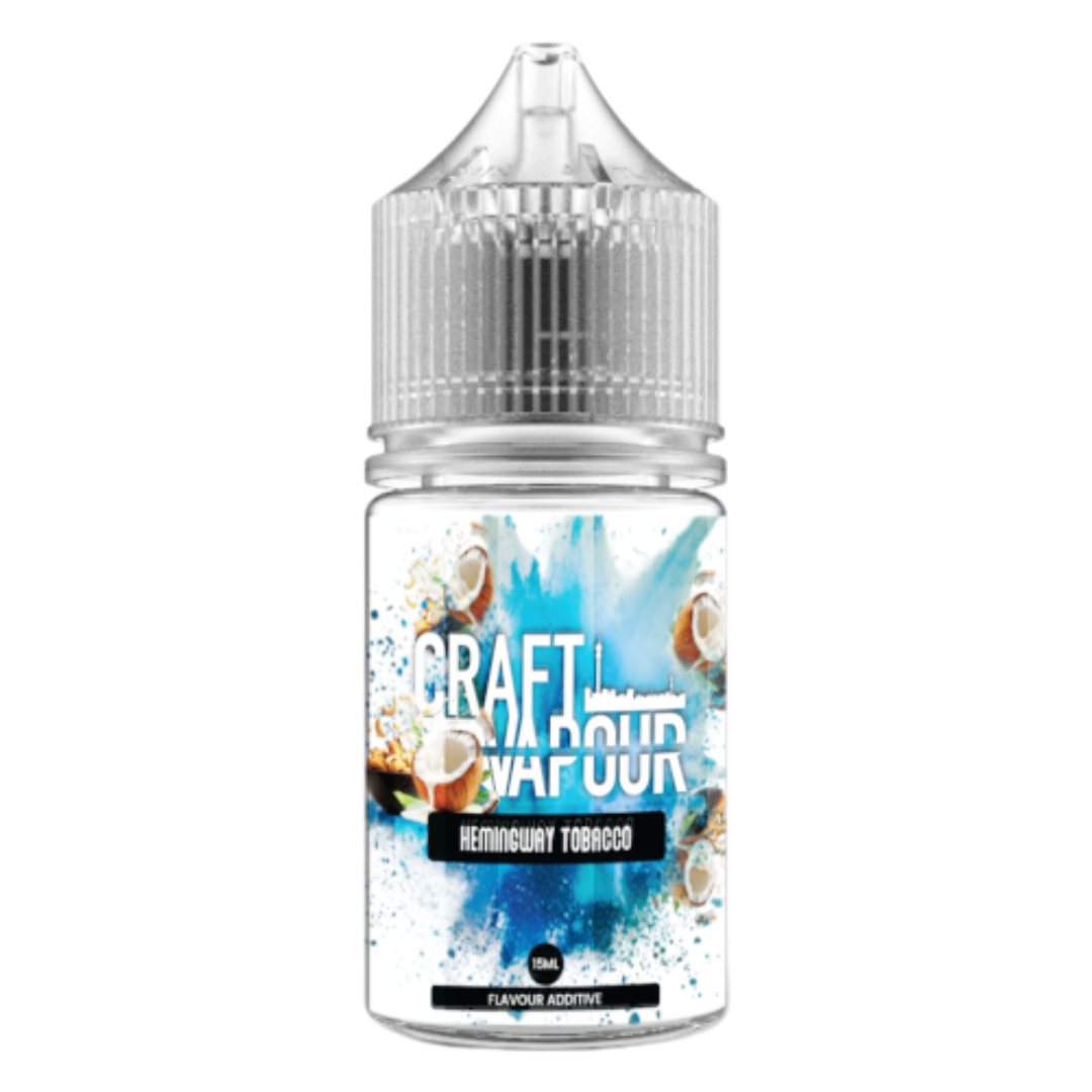 Craft Vapour - Hemingway Tobacco MTL / Salts Flavour Shots 30ml