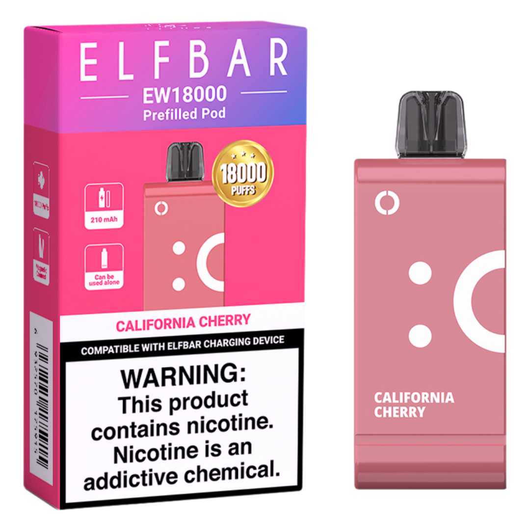 ElfBar - California Cherry EW18000 Pods
