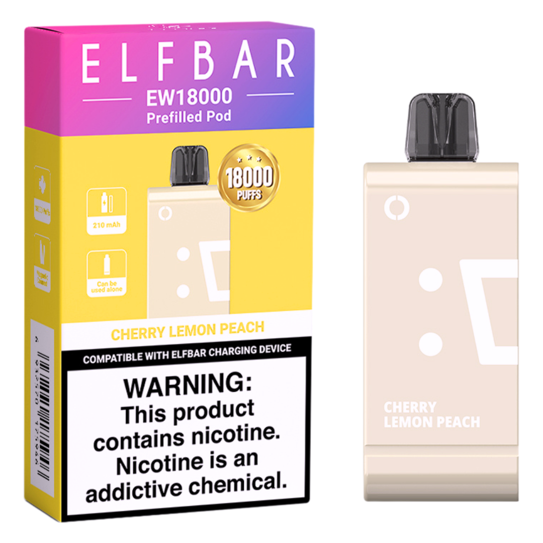 ElfBar - Cherry Lemon Peach EW18000 Pods