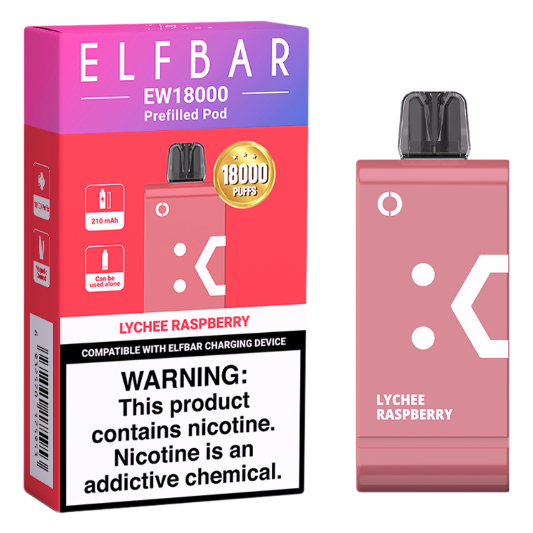 ElfBar - Lychee Raspberry EW18000 Pods
