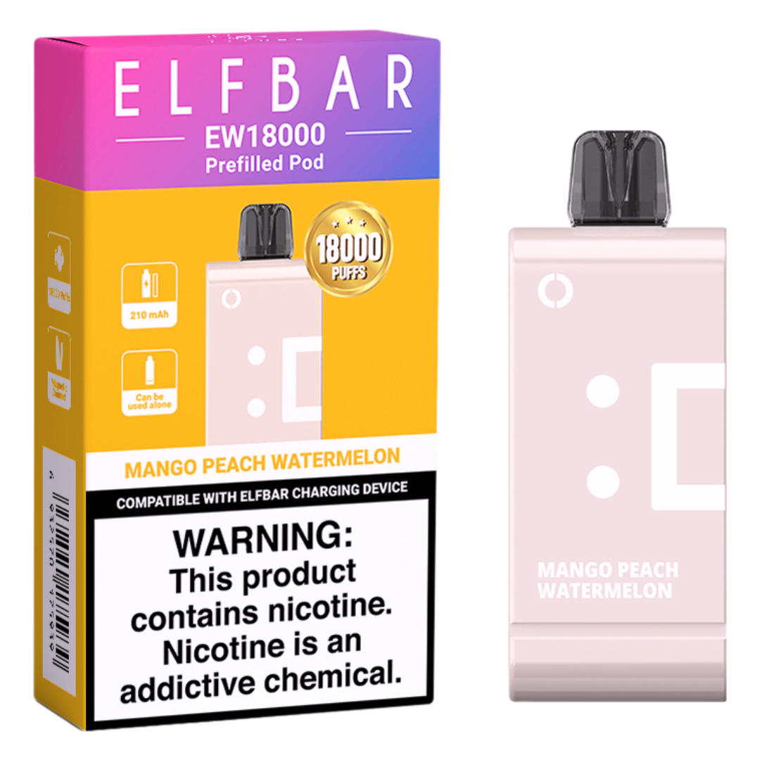 ElfBar - Mango Peach Watermelon EW18000 Pods