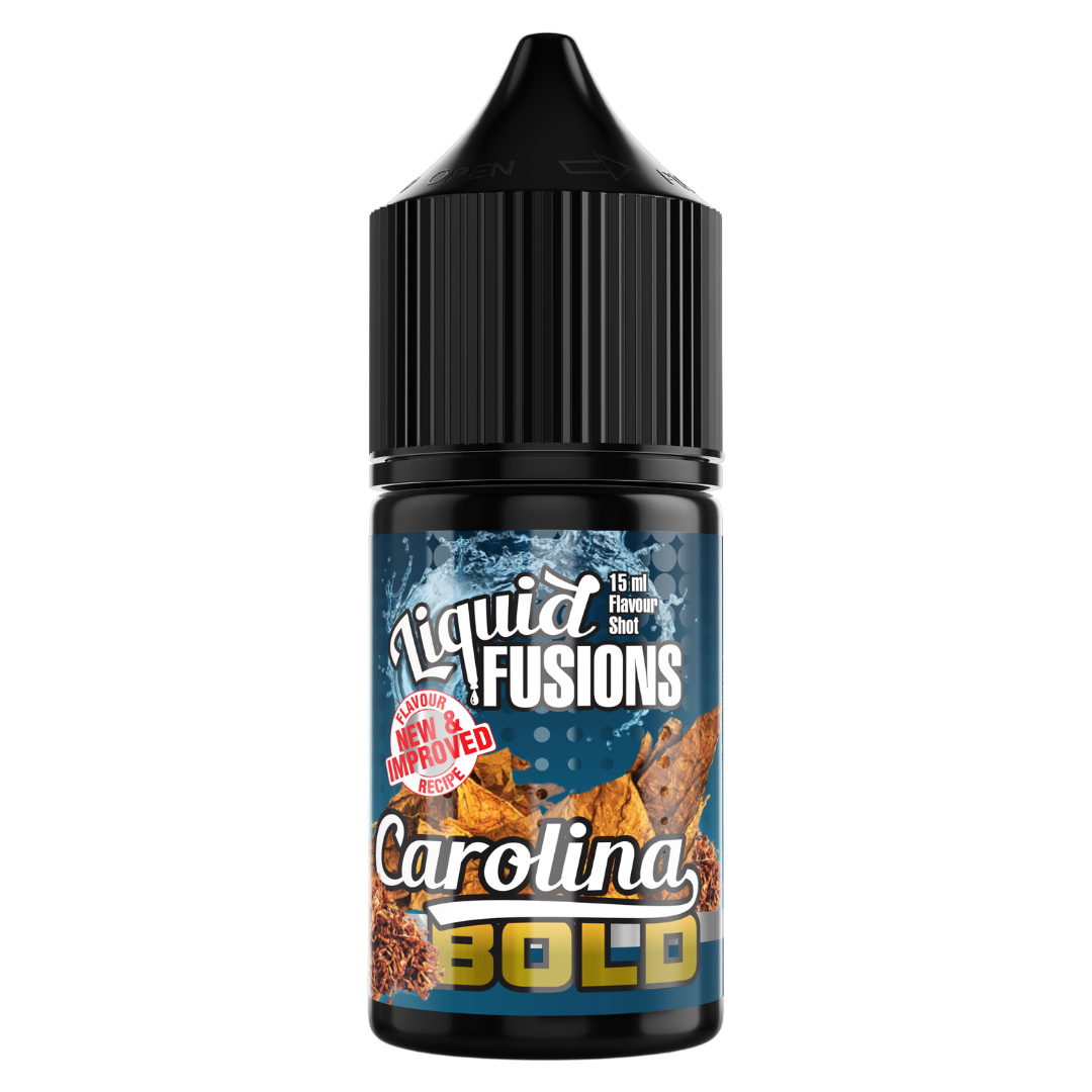 Liquid Fusions - Carolina Bold MTL / Salts Flavour Shots 30ml