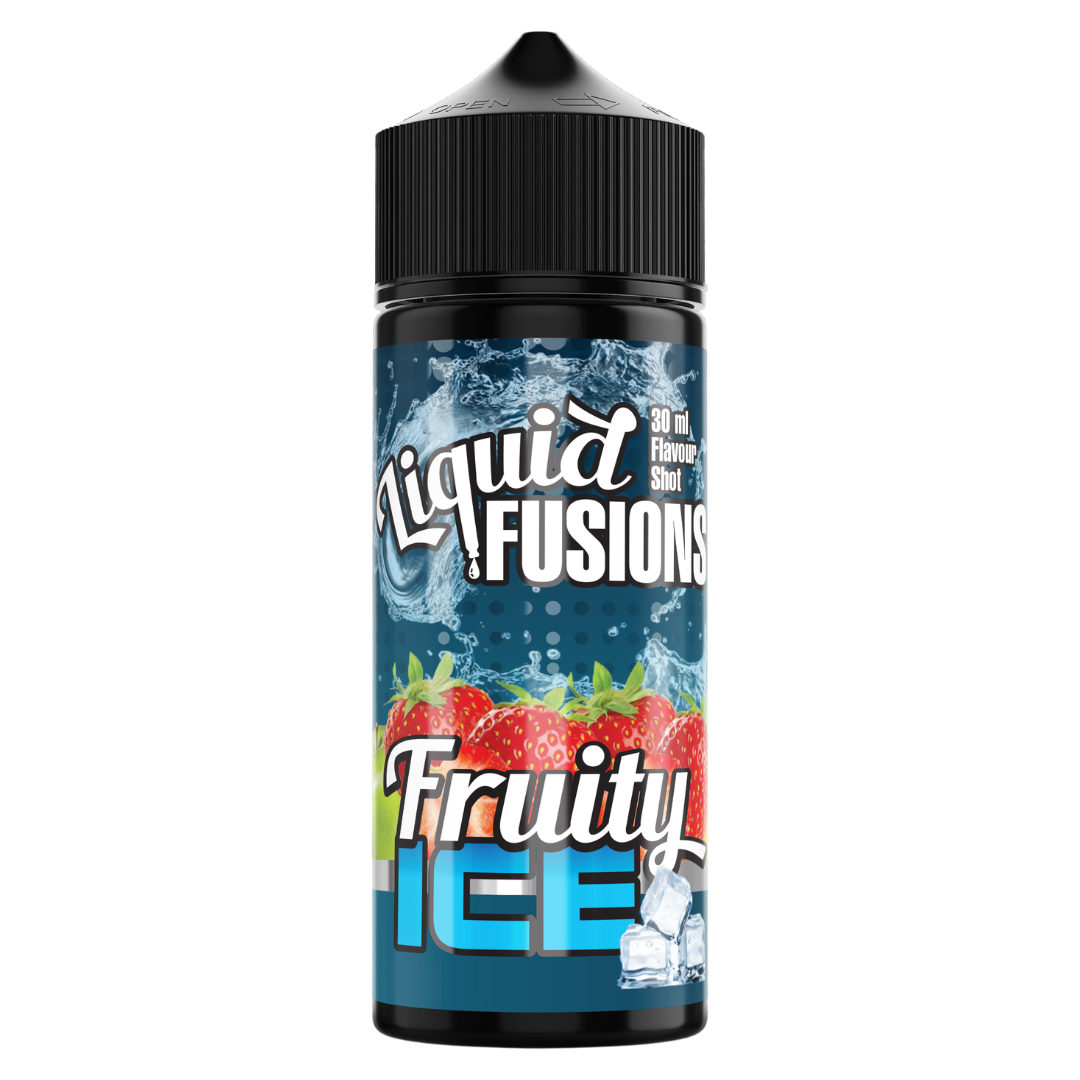 Liquid Fusions - Fruity Ice Freebase Flavour Shots 120ml
