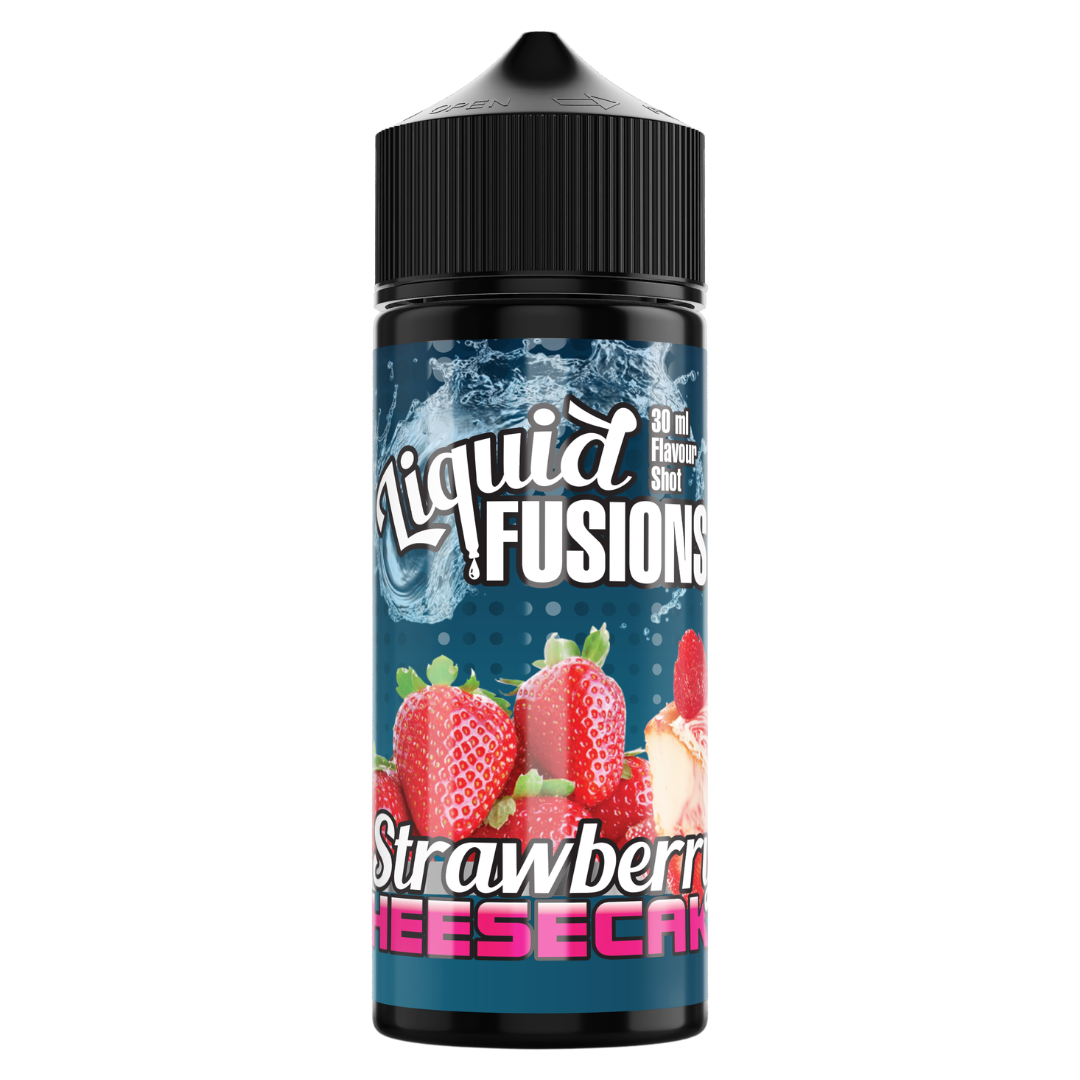 Liquid Fusions - Strawberry Cheesecake Freebase Flavour Shots 120ml
