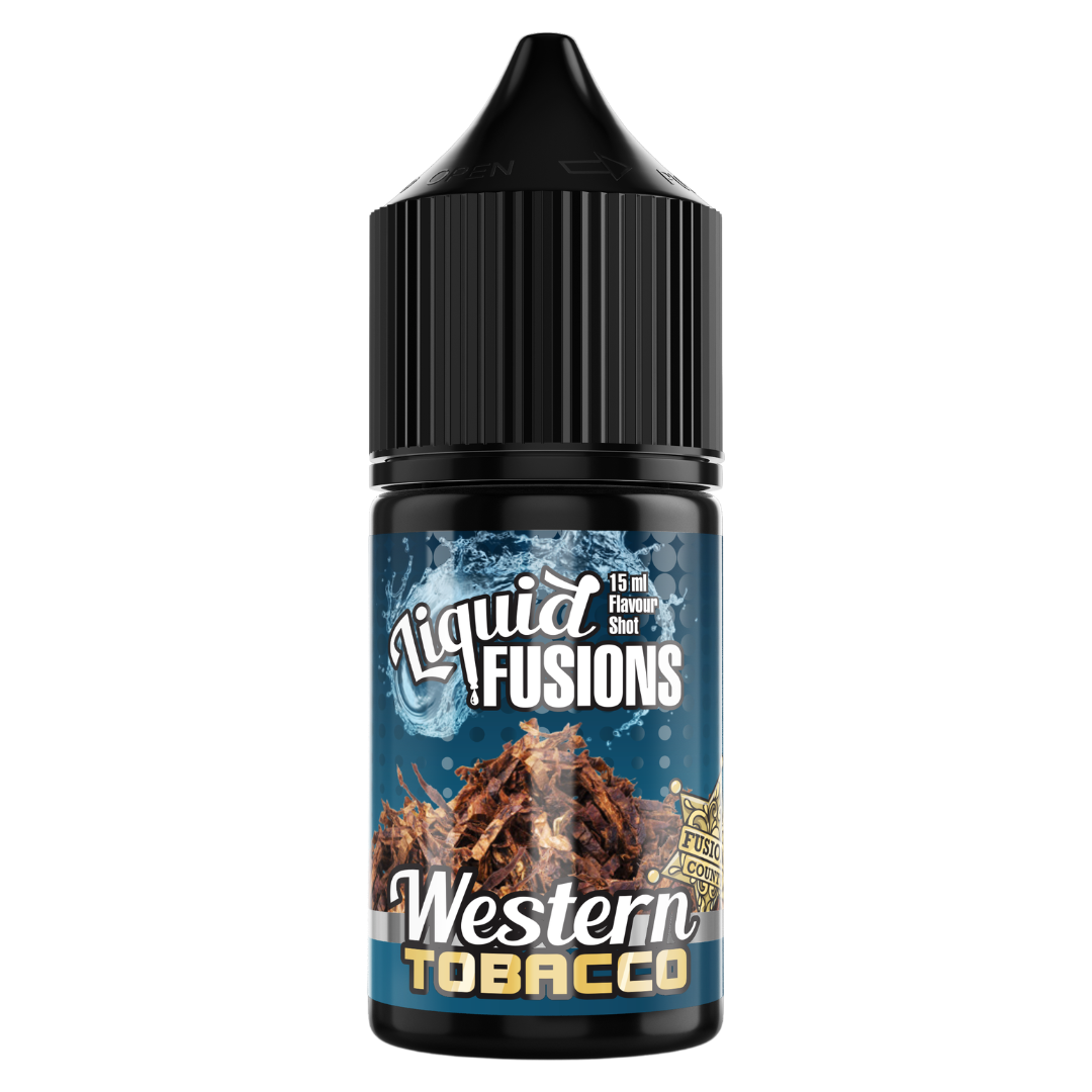 Liquid Fusions - Western Tobacco MTL / Salts Flavour Shots 30ml