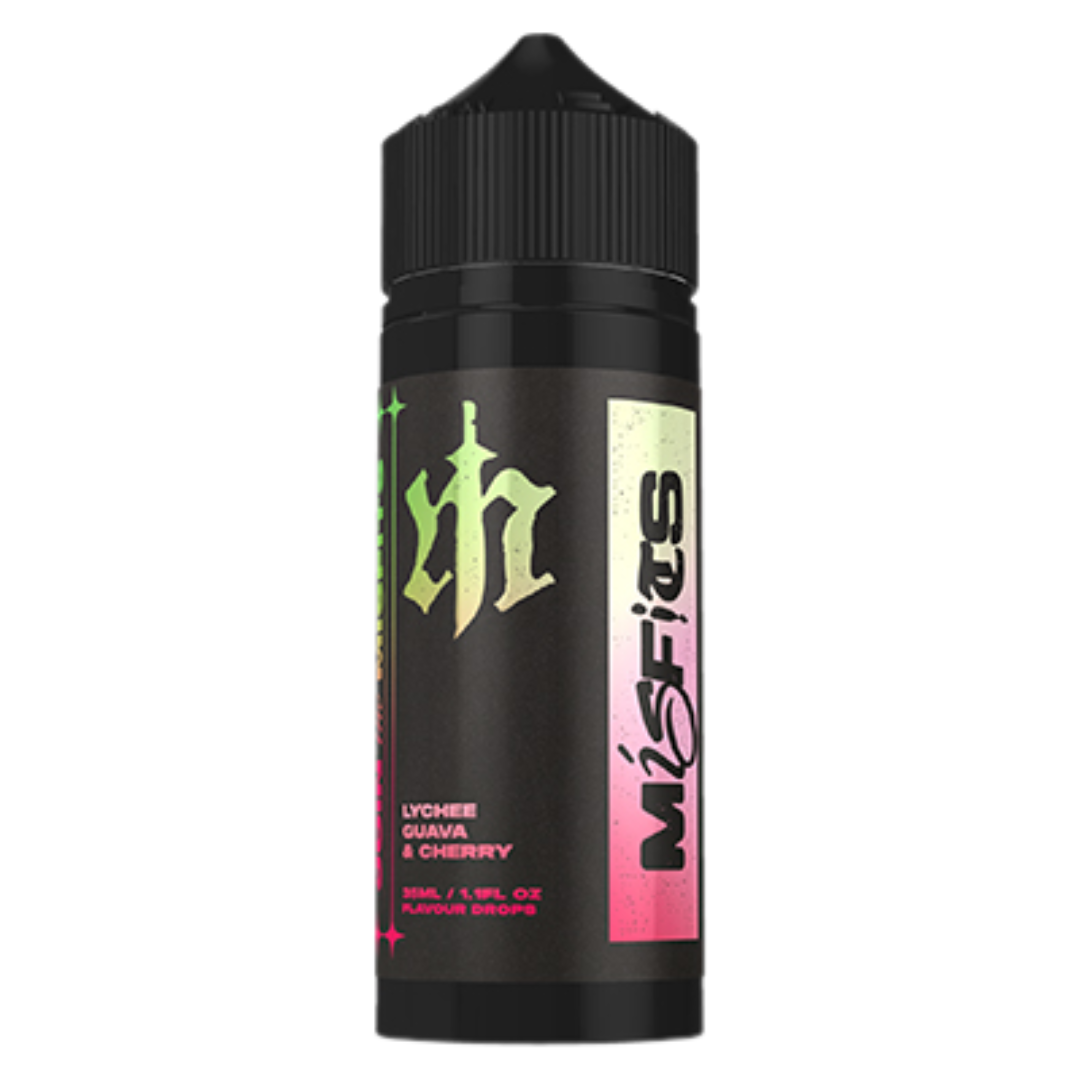 Misfits - Lychee Guava Cherry Freebase Flavour Shots 120ml