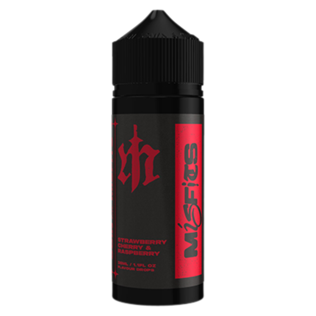 Misfits - Strawberry Cherry Raspberry Freebase Flavour Shots 120ml