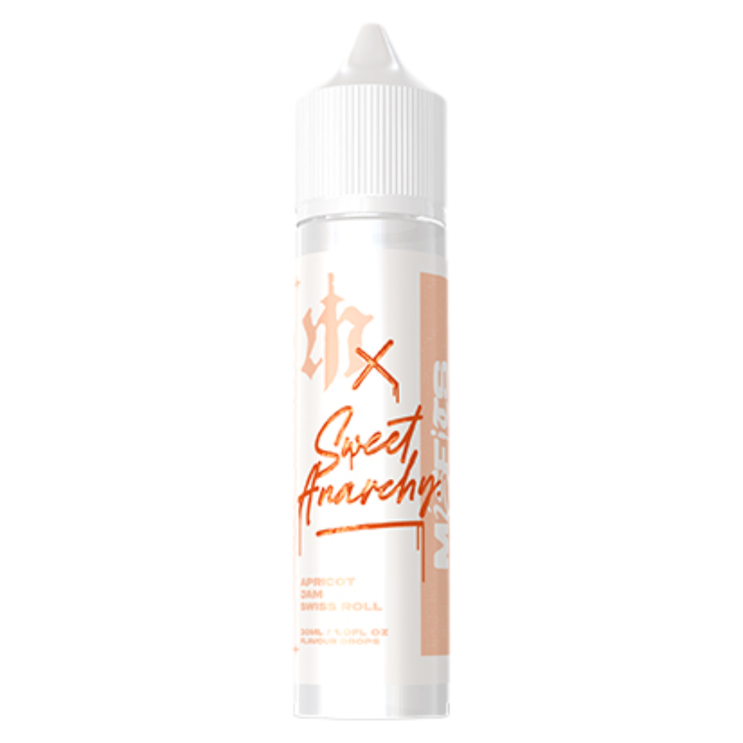 Misfits X Sweet Anarchy - Apricot Jam Swiss Roll MTL / Salts Flavour Shots 60ml