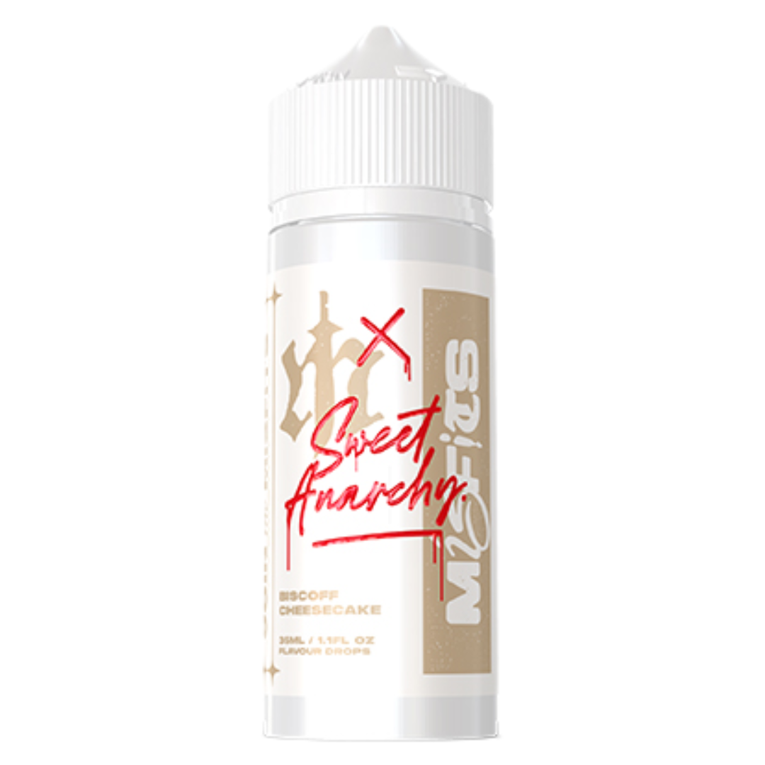Misfits X Sweet Anarchy - Biscoff Cheesecake Freebase Flavour Shots 120ml
