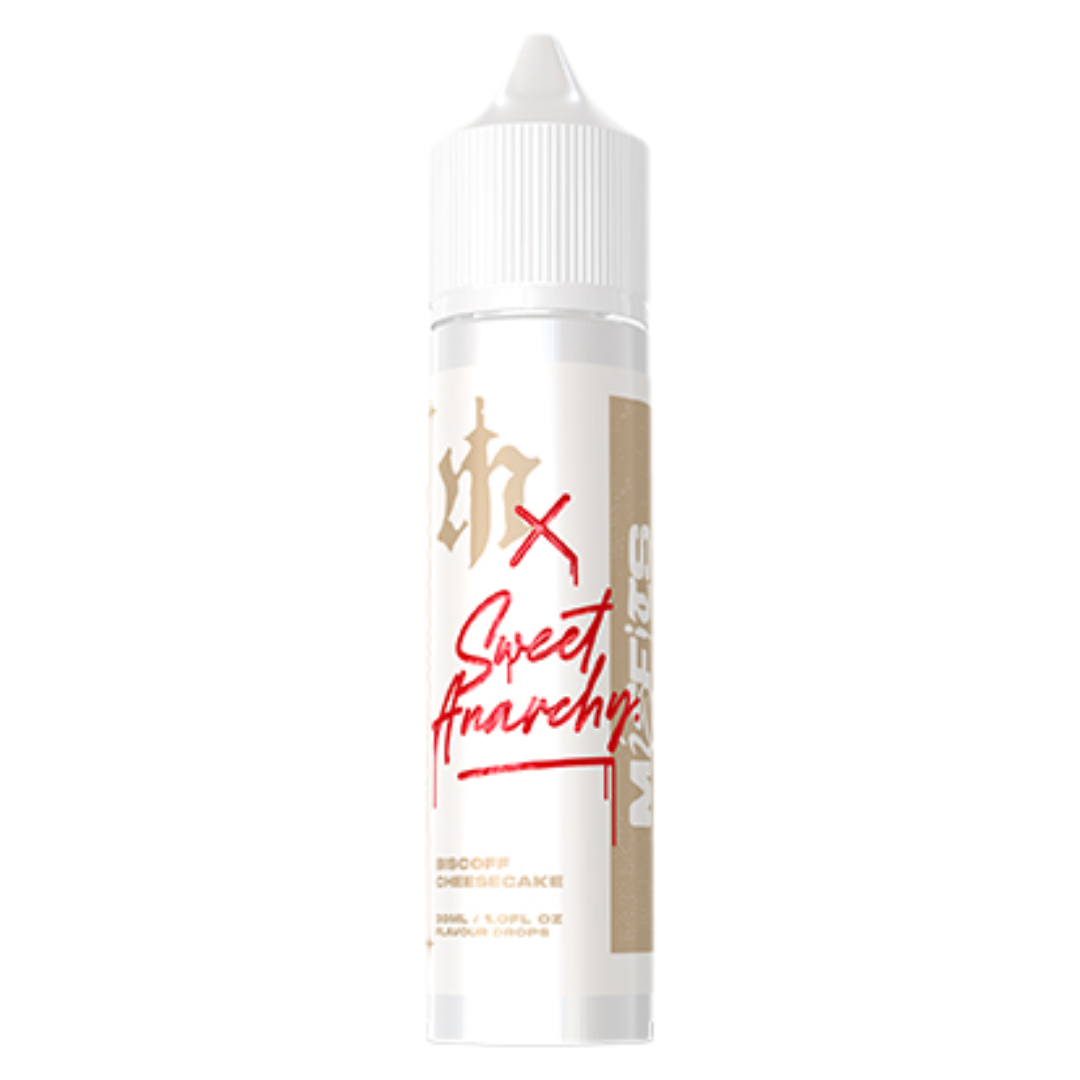 Misfits X Sweet Anarchy - Biscoff Cheesecake MTL / Salts Flavour Shots 60ml
