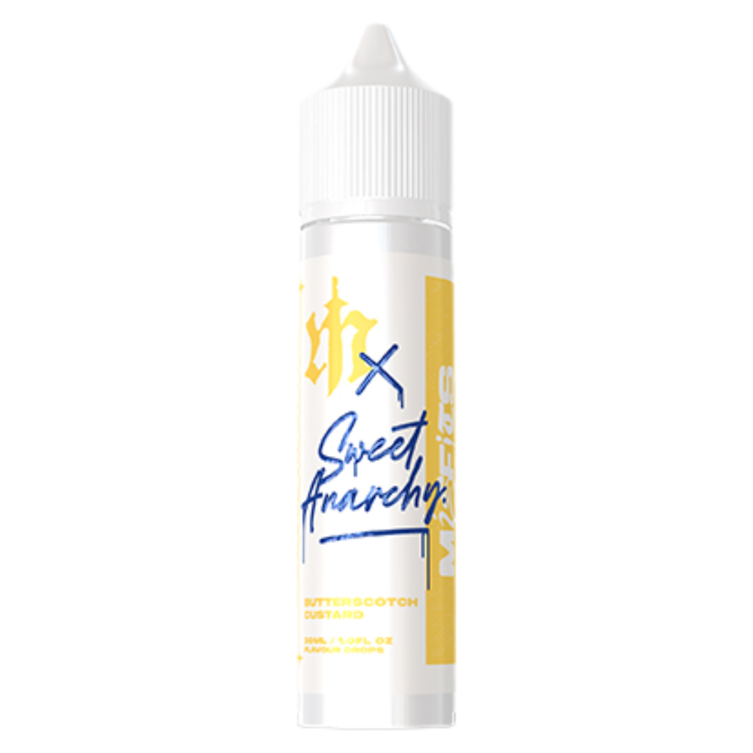 Misfits X Sweet Anarchy - Butterscotch Custard MTL / Salts Flavour Shots 60ml