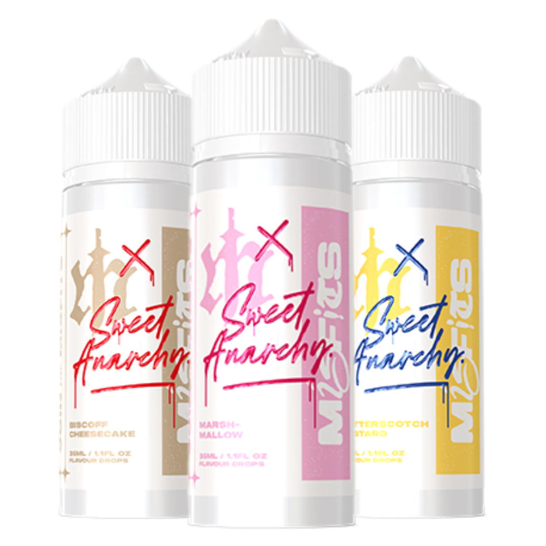 Misfits X Sweet Anarchy - Freebase Flavour Shots 120ml
