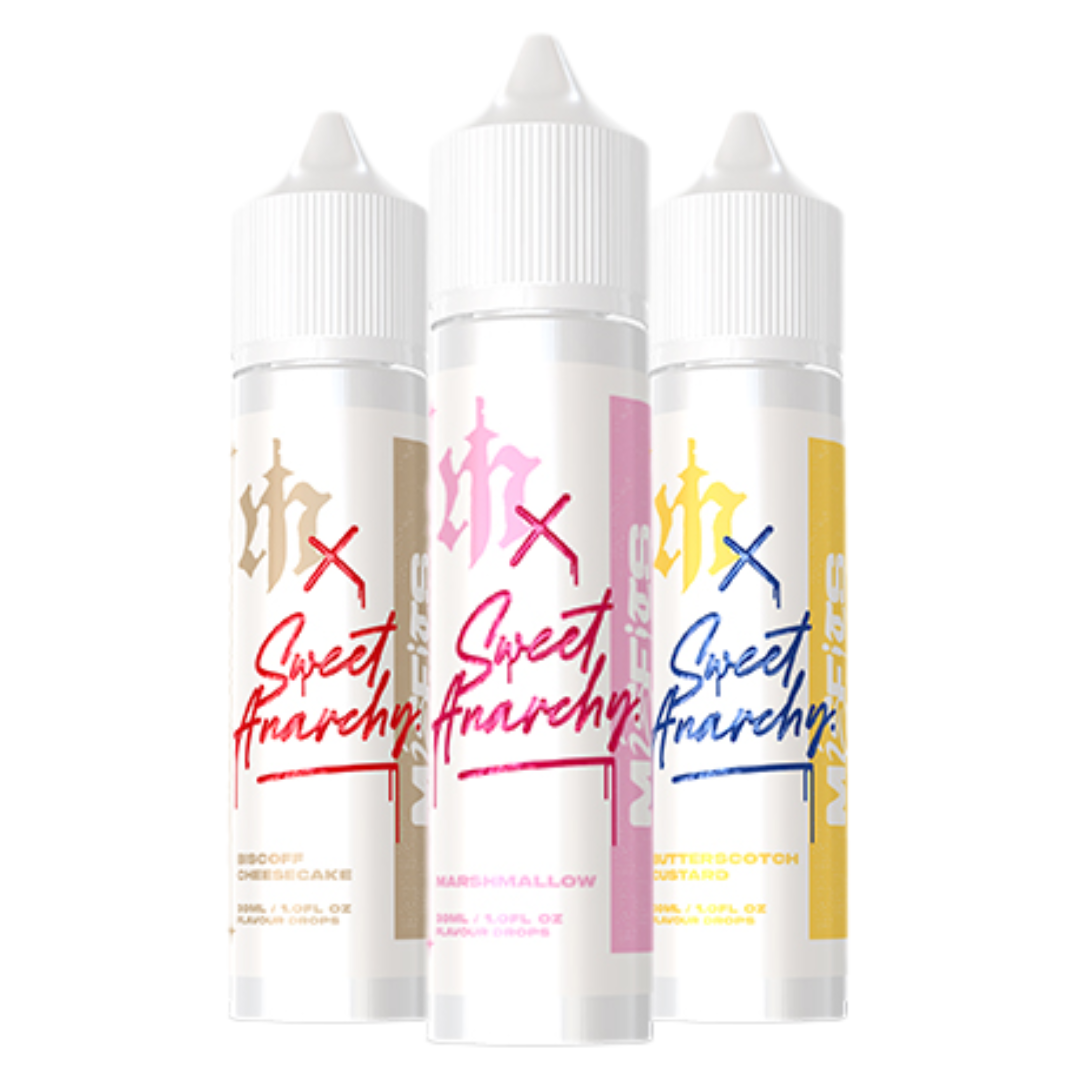 Misfits X Sweet Anarchy - MTL / Salts Flavour Shots 60ml
