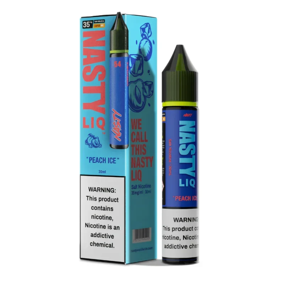NastyLiq - Peach Ice MTL / Salts Flavour Shots 30ml