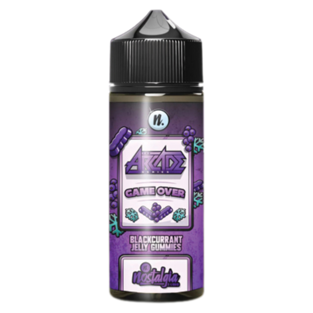 Nostalgia - Arcade Game Over Freebase Flavour Shots 120ml