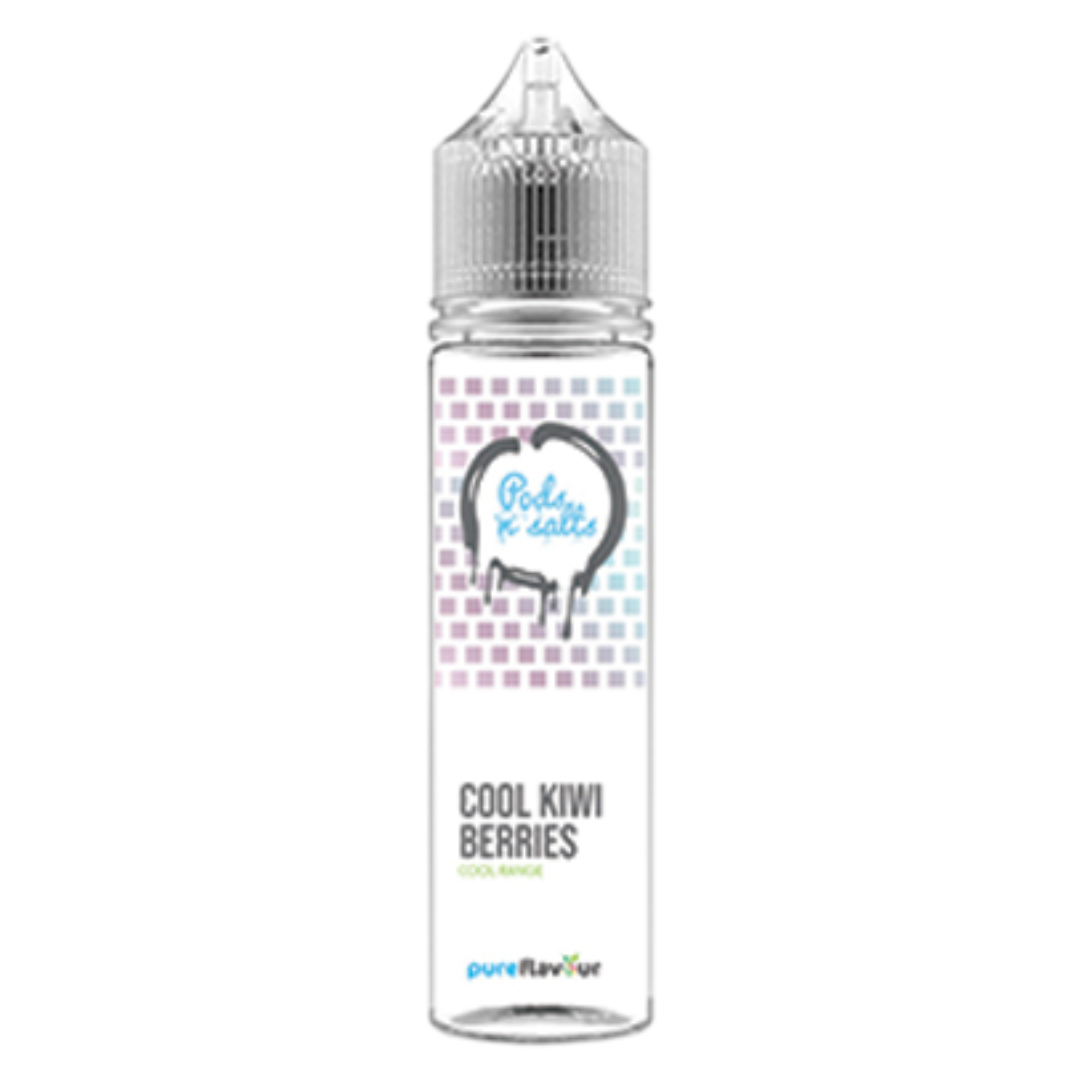 Pods n Salts - Cool Kiwi Berries MTL / Salts Flavour Shots 60ml