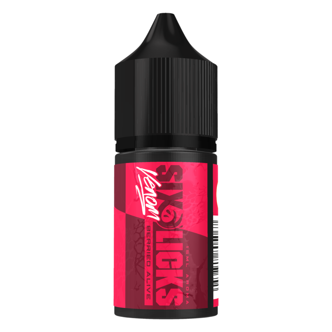 Six Licks Venom - Berried Alive MTL / Salts Flavour Shots 30ml