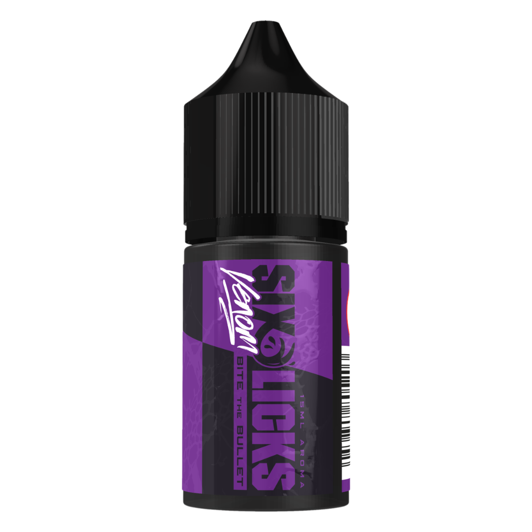 Six Licks Venom - Bite The Bullet MTL / Salts Flavour Shots 30ml