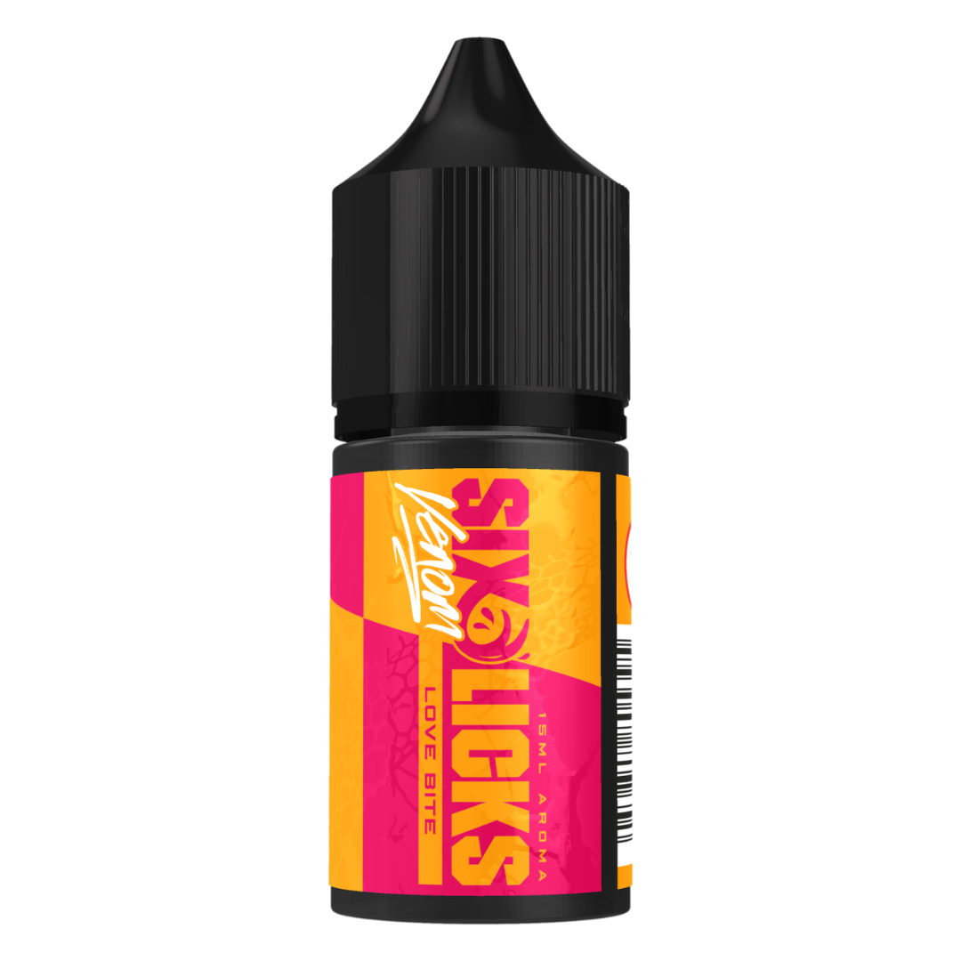 Six Licks Venom - Love Bite MTL / Salts Flavour Shots 30ml