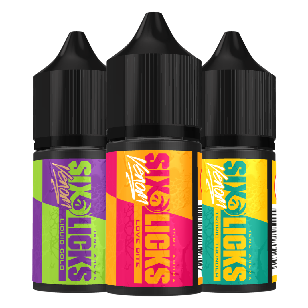 Six Licks Venom - MTL / Salts Flavour Shots 30ml