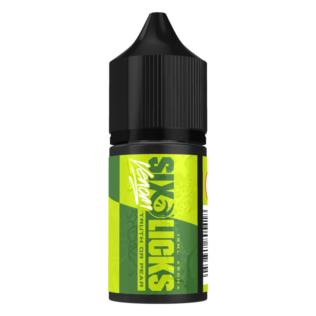 Six Licks Venom - Truth Or Pear MTL / Salts Flavour Shots 30ml
