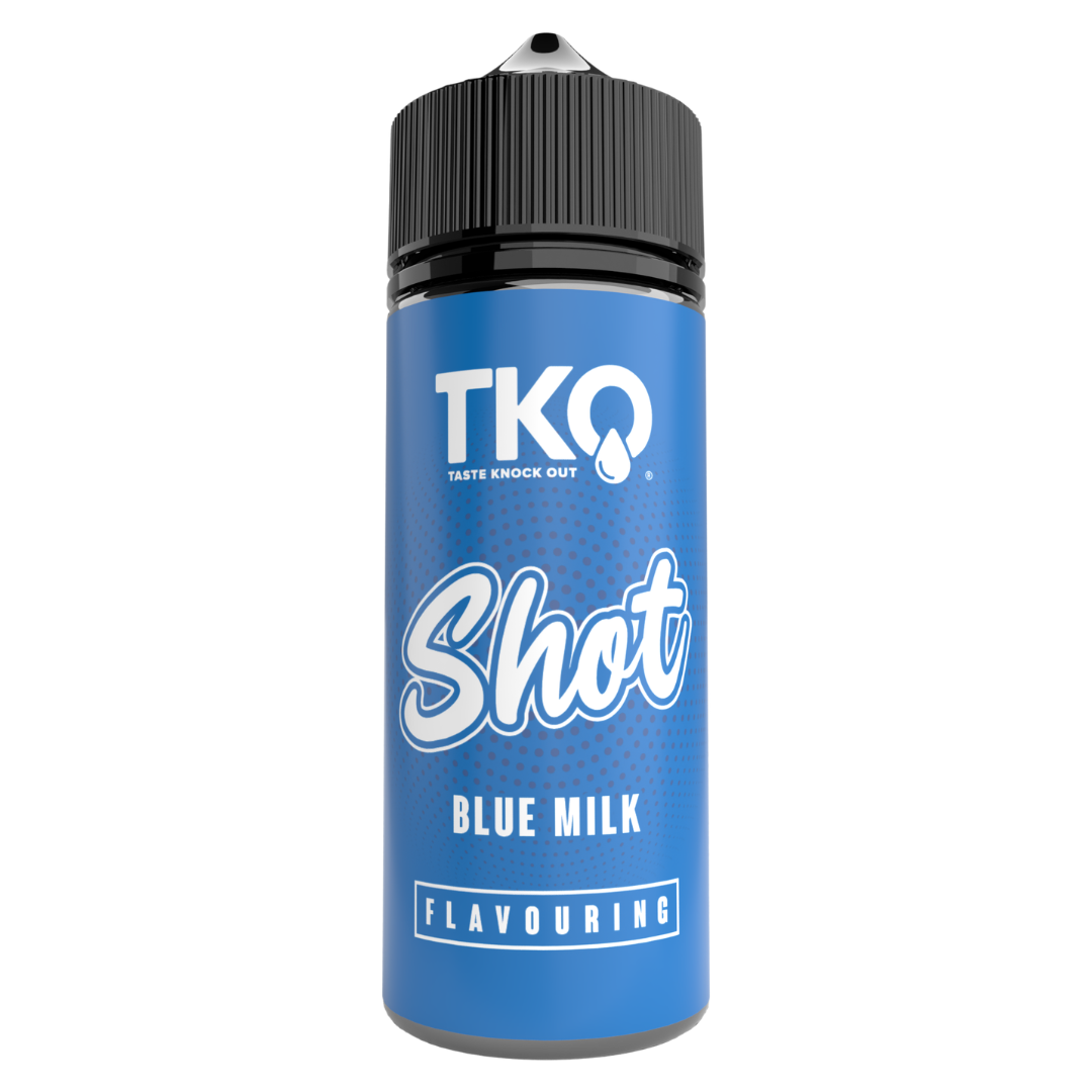 TKO - Blue Milk Freebase Flavour Shots 120ml