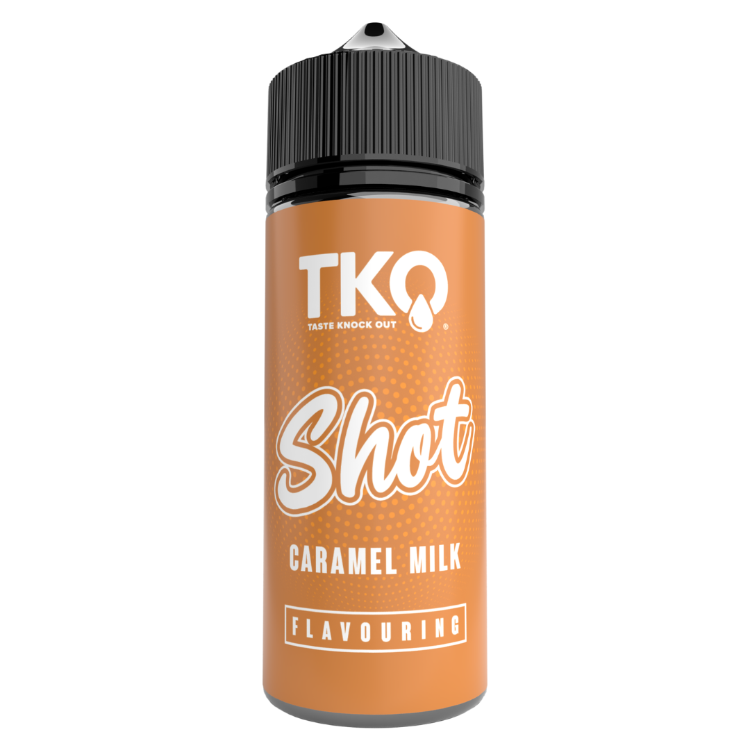 TKO - Caramel Milk Freebase Flavour Shots 120ml