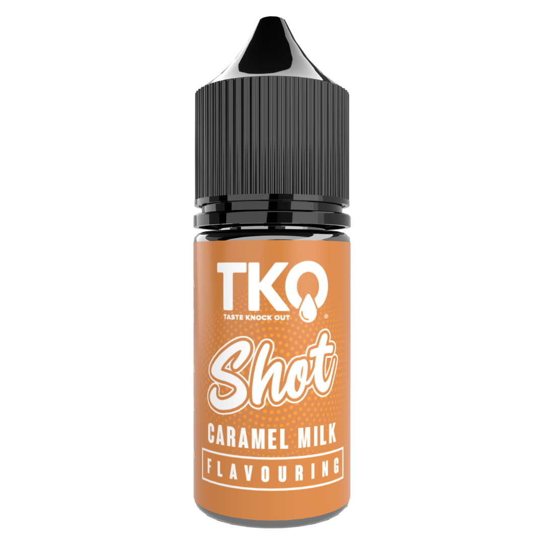 TKO - Caramel Milk MTL / Salts Flavour Shots 30ml