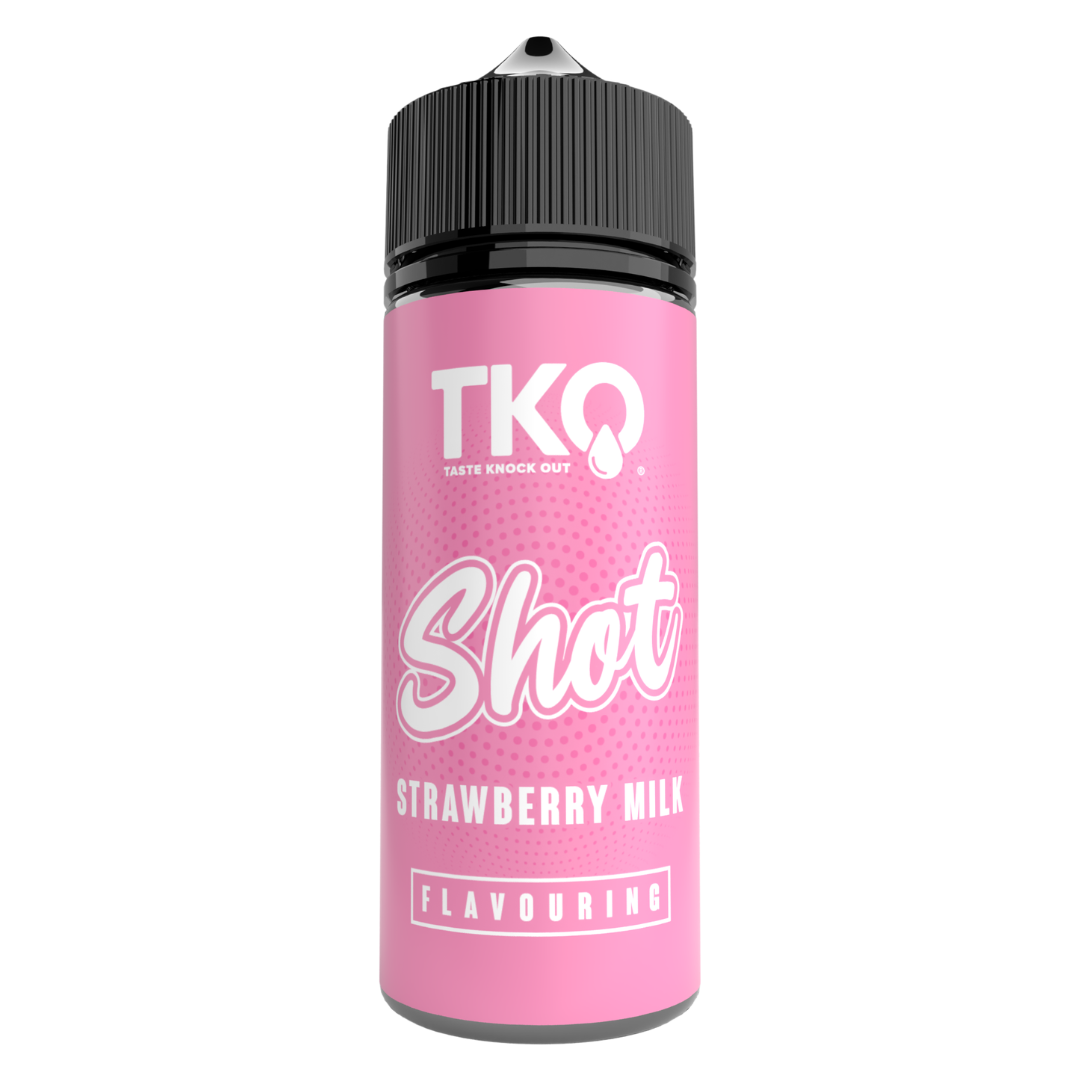 TKO - Strawberry Milk Freebase Flavour Shots 120ml
