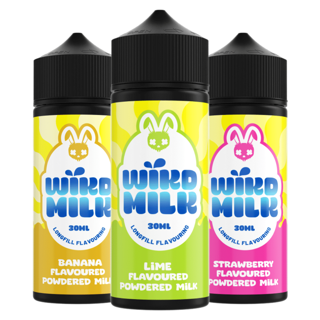 Wikd Milk - Freebase Flavour Shots 120ml