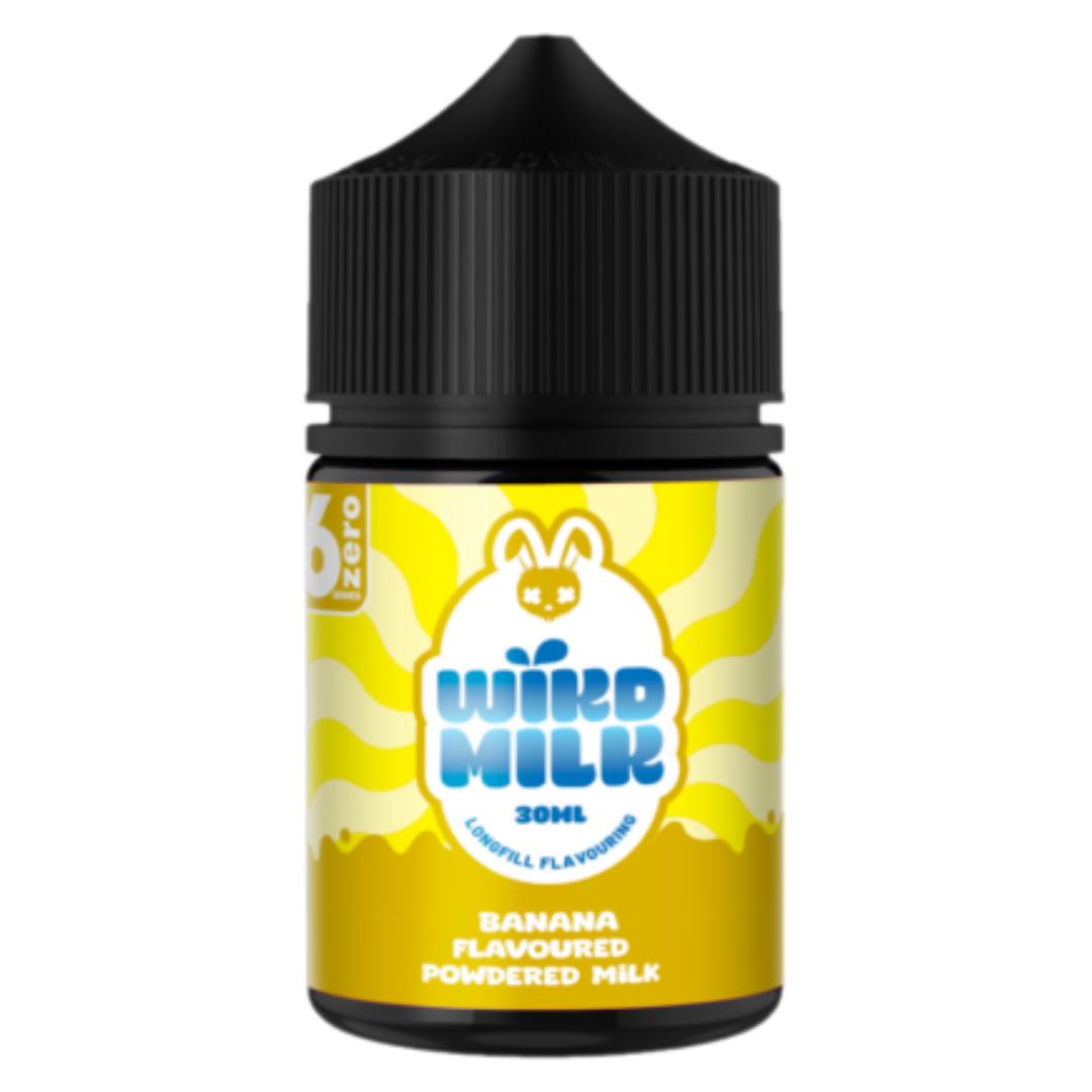 Wikd Milk 6Zero - Banana MTL / Salts Flavour Shots 60ml