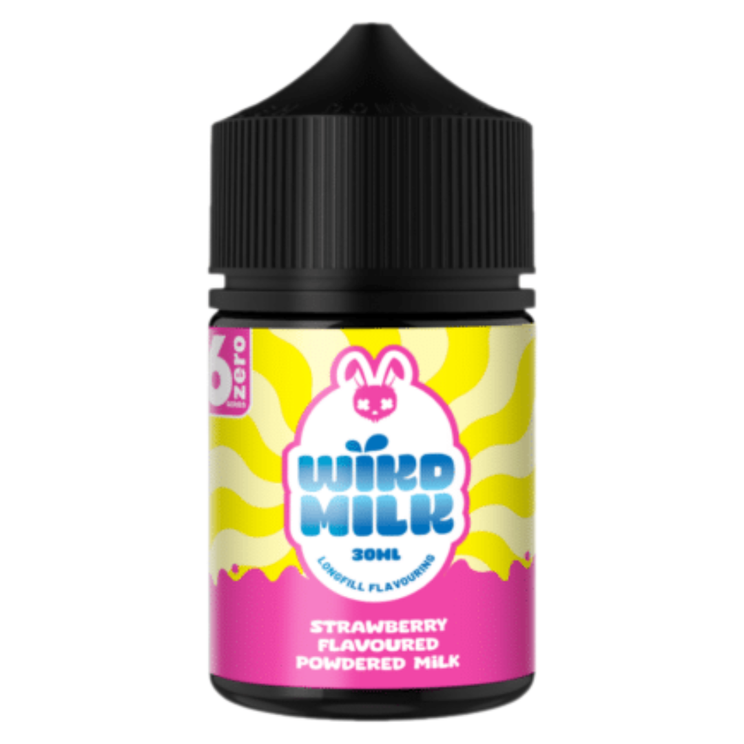 Wikd Milk 6Zero - Strawberry MTL / Salts Flavour Shots 60ml