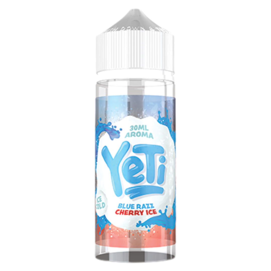 Yeti - Blue Razz Cherry Ice Freebase Flavour Shots 120ml